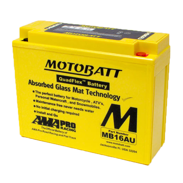 Motobatt Motorcycle Battery MB16AU