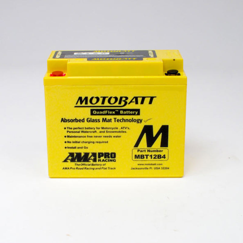 Motobatt Motorcycle Battery MBT12B4