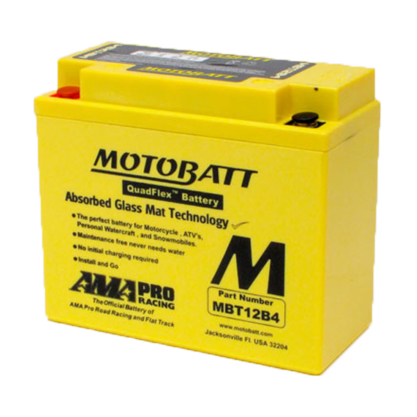 Motobatt Motorcycle Battery MBT12B4