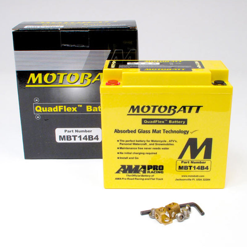 Motobatt Motorcycle Battery MBT14B4
