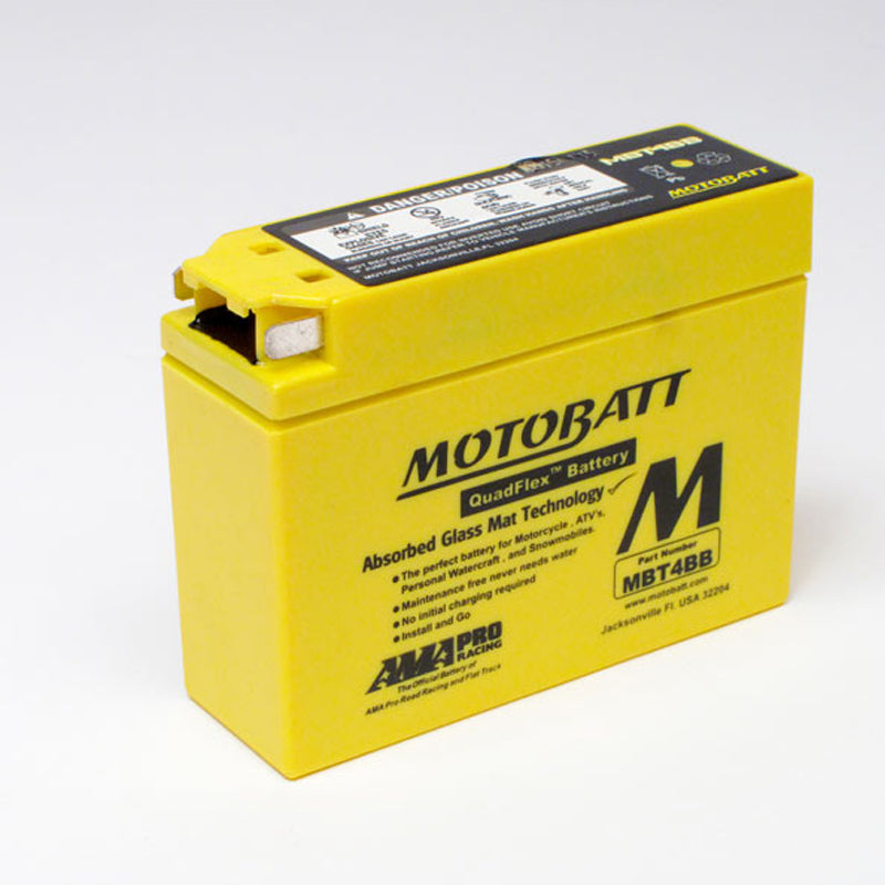 Motobatt Motorcycle Battery MBT4BB