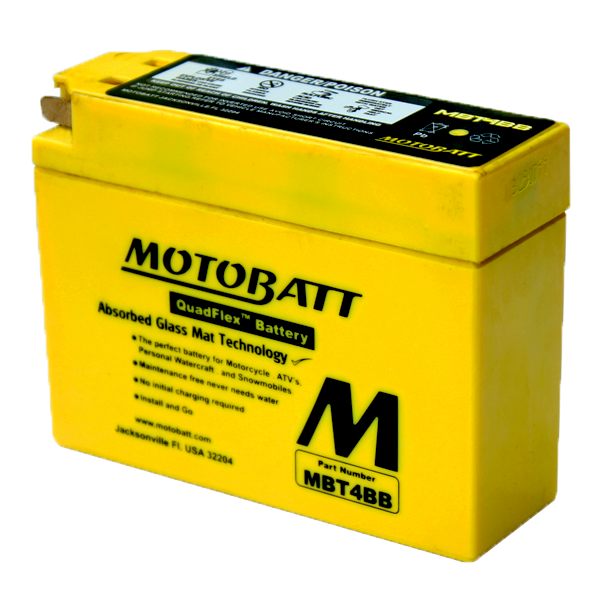 Motobatt Motorcycle Battery MBT4BB