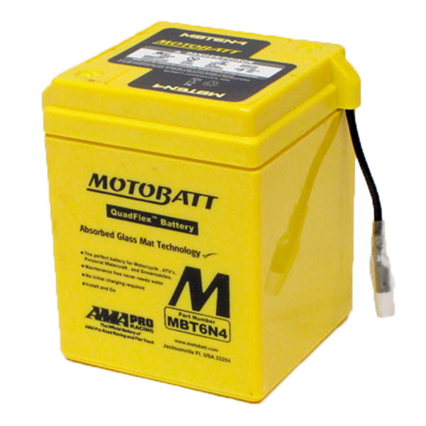 Motobatt Motorcycle Battery MBT6N4