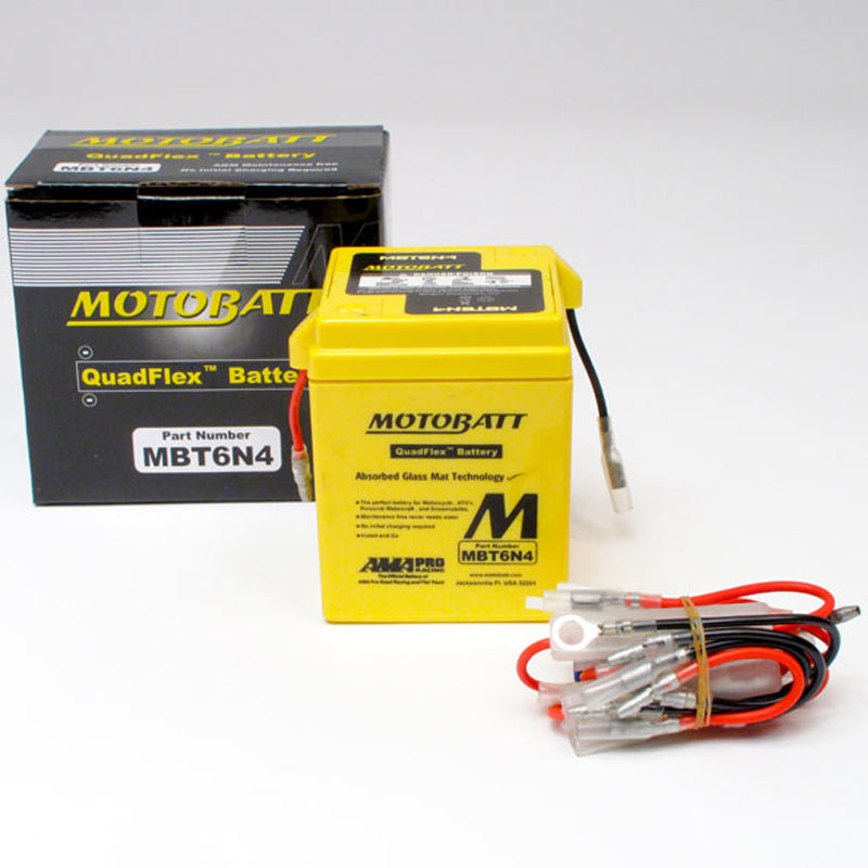 Motobatt Motorcycle Battery MBT6N4