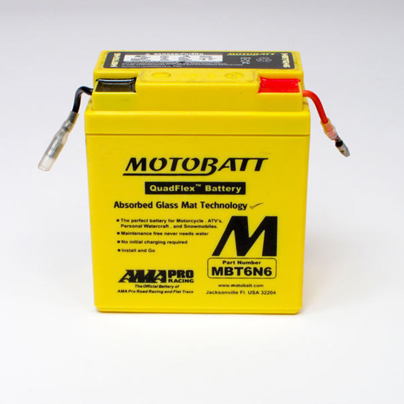Motobatt Motorcycle Battery MBT6N6