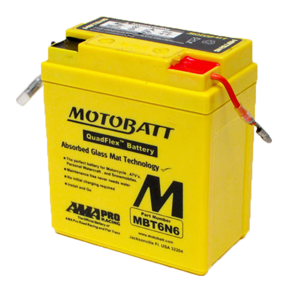Motobatt Motorcycle Battery MBT6N6