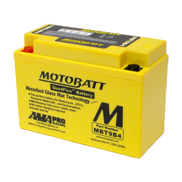 Motobatt Motorcycle Battery MBT9B4