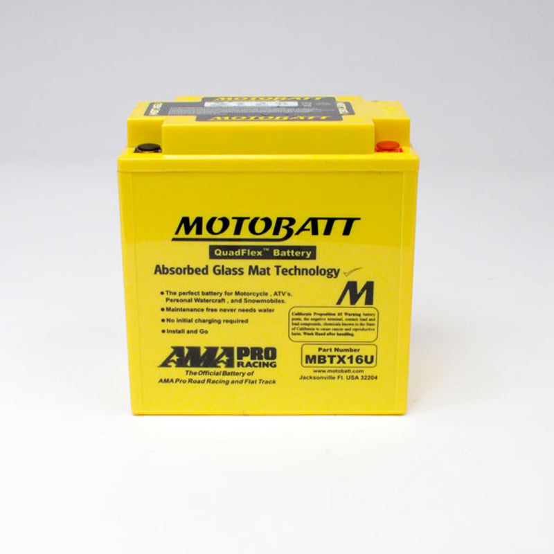 Motobatt Motorcycle Battery MBTX16U