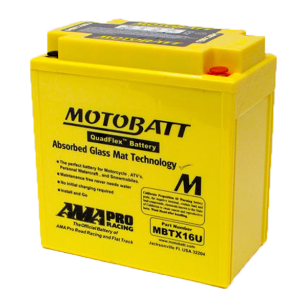 Motobatt Motorcycle Battery MBTX16U