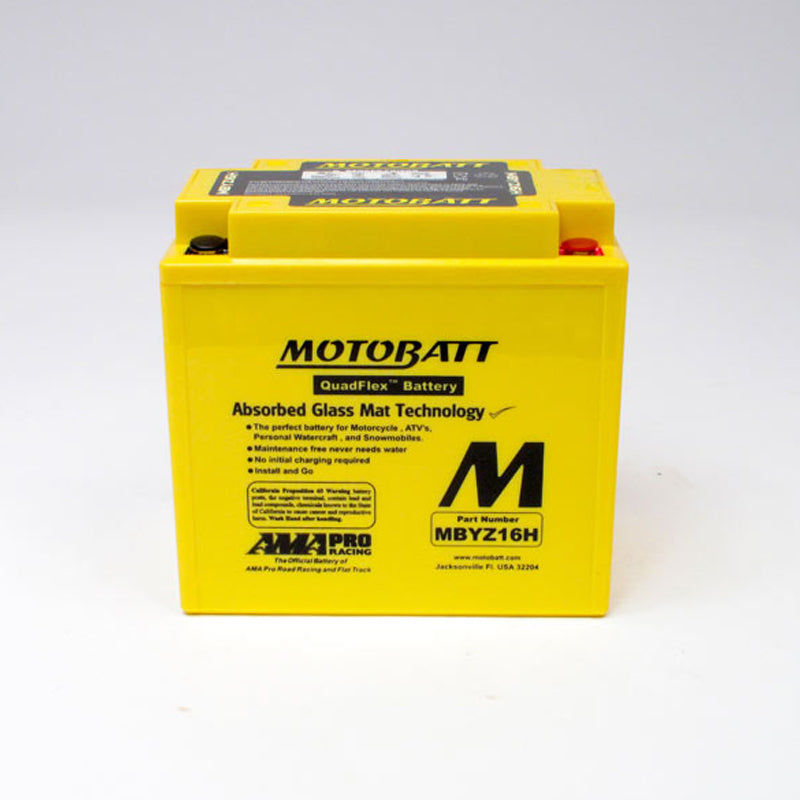 Motobatt Motorcycle Battery MBYZ16H