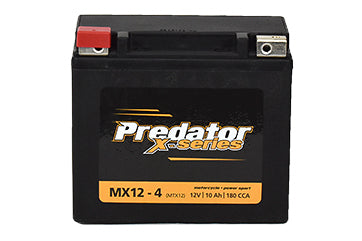 MX12-4 Predator X Series Motorcycle Battery