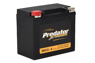 MX12-4 Predator X Series Motorcycle Battery