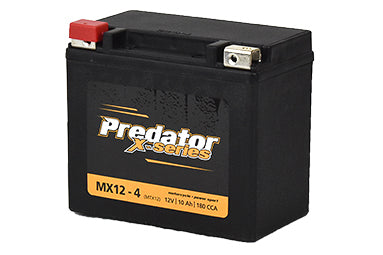 MX12-4 Predator X Series Motorcycle Battery