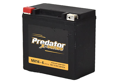 MX14-4 Predator X Series Motorcycle Battery