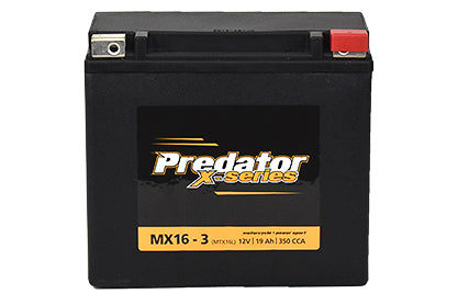 MX16-3 Predator X Series Motorcycle Battery