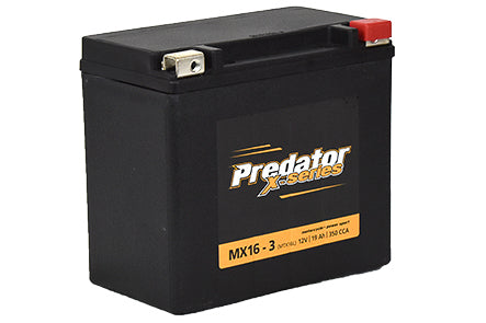 MX16-3 Predator X Series Motorcycle Battery