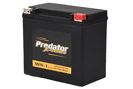 MX16-3 Predator X Series Motorcycle Battery