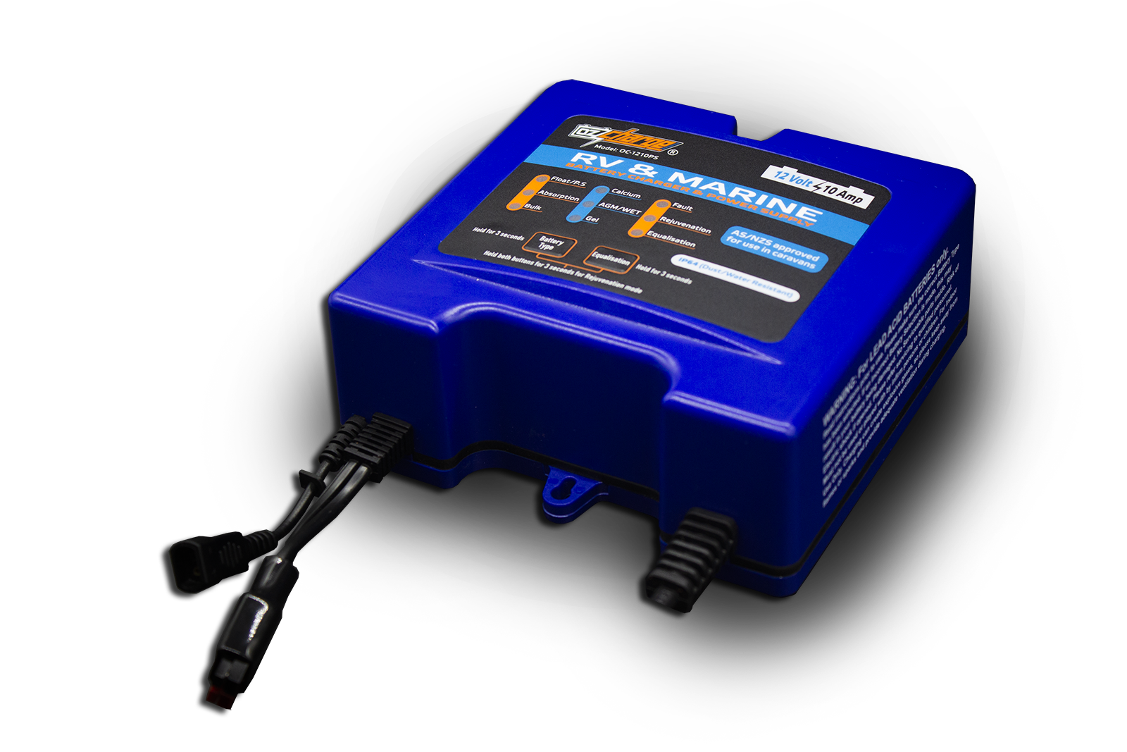 OzCharge 12V 10A Battery Charger