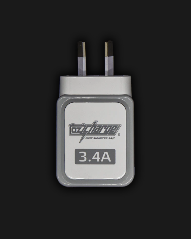 OzCharge Dual Port USB Charger