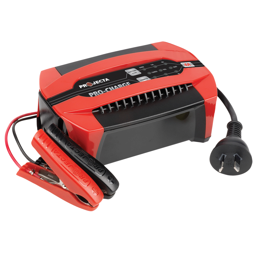 Projecta Pro-Charge 12V 4A 6 Stage Battery Charger