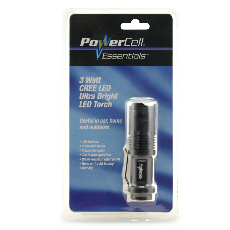 Powercell 3W CREE LED Torch