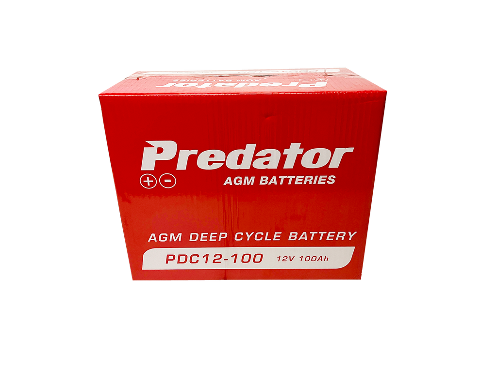 100Ah AGM Predator Deep Cycle Battery - PDC12-100