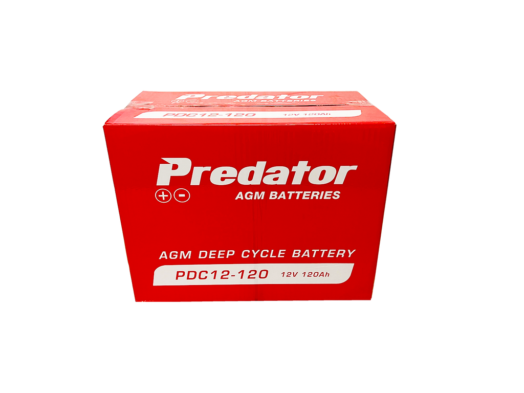 120Ah AGM Predator Deep Cycle Battery - PDC12-120
