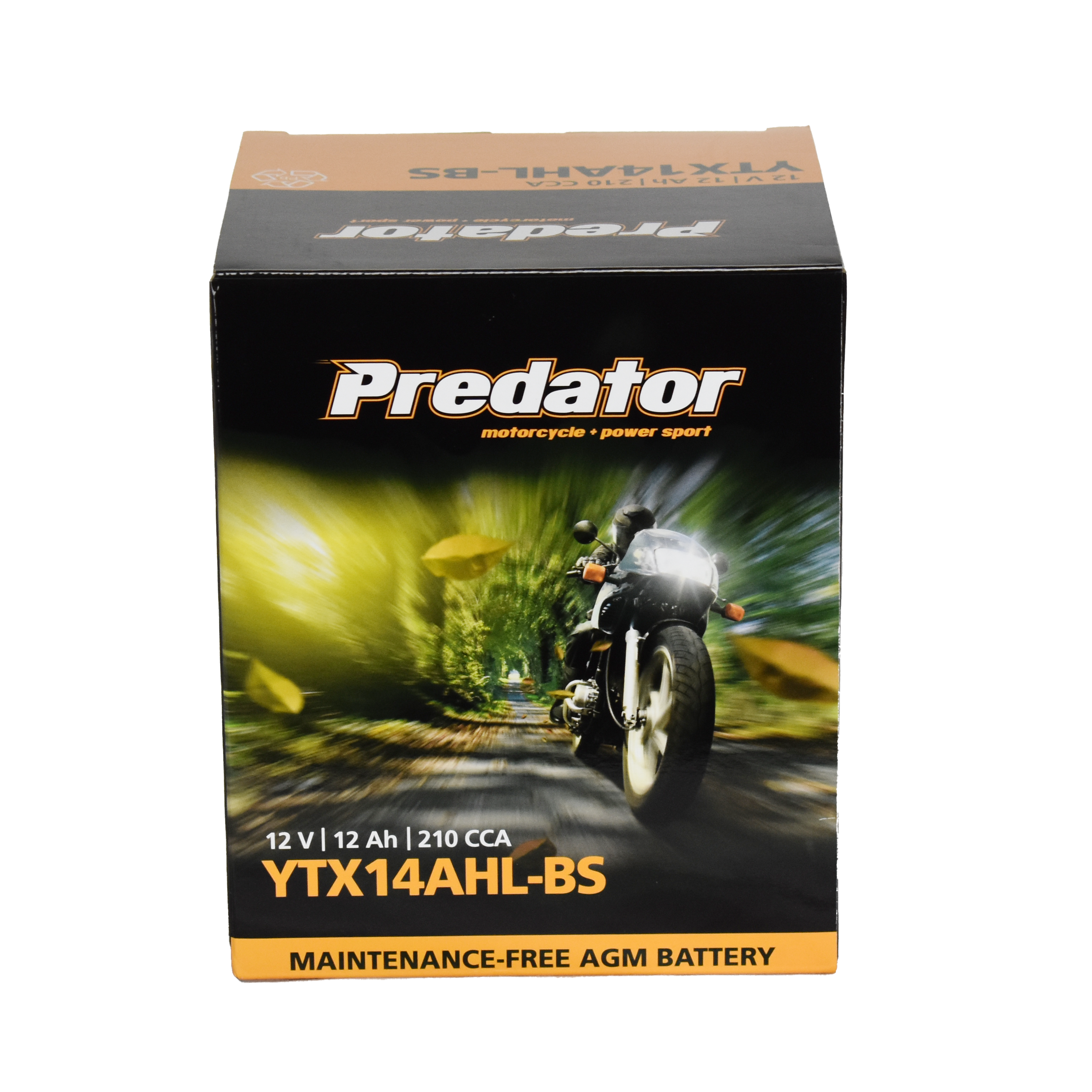 YTX14AHL-BS 12V Predator Motorcycle Battery