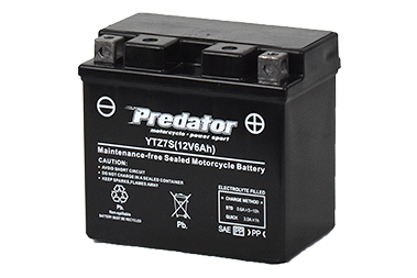 12V Sealed Motorcycle Battery - Predator YTZ7S